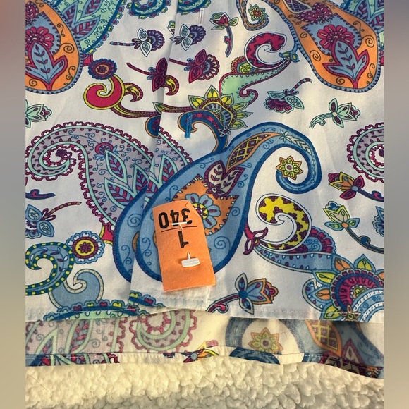 Men’s XL Paisley Alan Flusser button-down, long sleeve shirt - Picture 5 of 9